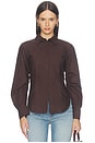 view 1 of 4 Drexel Shirt in Chocolate