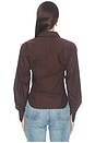 view 4 of 4 Drexel Shirt in Chocolate