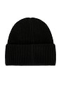view 3 of 3 Merino Beanie in Black