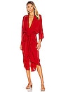 view 1 of 3 VESTIDO MIDI ANA in Red