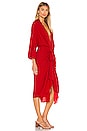 view 2 of 3 VESTIDO MIDI ANA in Red