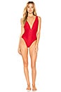 view 1 of 3 Marina Maillot One Piece in Flamed Red