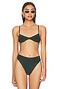 view 1 of 4 Monica Bikini Top in Pine