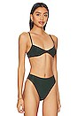 view 2 of 4 Monica Bikini Top in Pine