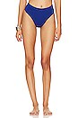 view 1 of 4 Highleg Bikini Bottom in Igi Blue