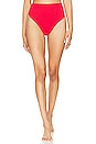 view 1 of 4 BAS DE MAILLOT DE BAIN HIGH LEG in Red Shift