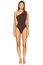 view 2 of 4 Luisa One Piece in Cohiba Brown