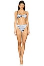 view 4 of 4 Perlin Hotpant Bikini Bottom in Dusk Print
