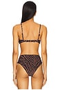 view 3 of 4 Monica Bikini Top in Tiger