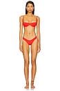 view 4 of 4 Leila Bikini Bottom in Coral