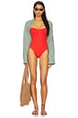 view 4 of 4 Vintage Swimsuit in Coral