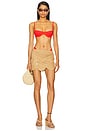 view 4 of 4 Vintage Bikini Top in Coral