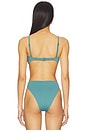 view 3 of 4 Adjustable Monica Top in Seaweed Green