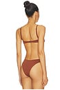 view 3 of 4 MONICA 비키니 탑 in Mid Brown