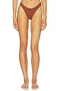 view 1 of 4 Leila Bikini Bottom in Mid Brown