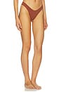 view 2 of 4 Leila Bikini Bottom in Mid Brown