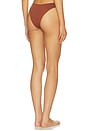 view 3 of 4 Leila Bikini Bottom in Mid Brown