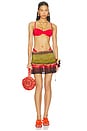 view 4 of 4 TOP BIKINI ESTILO CORSÉ VINTAGE in Redshift
