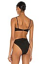 view 3 of 4 Knit Vintage Bikini Top in Black