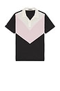 view 5 of 6 Color Block Polo in Black
