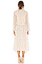 view 3 of 3 Lovin Lindhah Dress in Pin Stripes Almond Milk Combo
