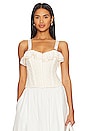 view 1 of 5 Seams Like A Princess Corset in La Creme