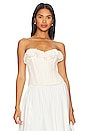 view 2 of 5 Seams Like A Princess Corset in La Creme