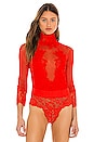 view 2 of 5 TAKE HAH BOW 바디수트 in Blood Orange