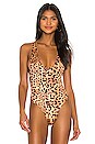 view 2 of 5 Eco Straight Up Bodysuit in Lanka Leopard Print