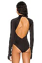 view 4 of 5 Gloves Off Bodysuit in Noir
