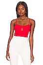 view 1 of 5 Under The Wire Bodysuit in Blood Orange