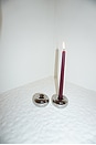 view 4 of 4 Noa Candlestick Holder in Chrome