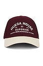 view 1 of 3 Trademark Hat in Natural & Maroon