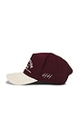 view 3 of 3 Trademark Hat in Natural & Maroon