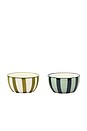 view 1 of 3 The Bella Dipping Bowls Set Of 2 in Cool