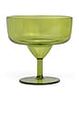 view 2 of 5 The Rue Margarita Glass Set Of 4 in Olive