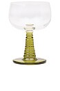 view 1 of 2 The Romy Wine Glass Set Of 2 in Olive