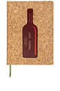 view 1 of 2 Cork Wine Planner With Wine Bottle in Brown