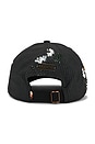 view 2 of 6 Flowers Beaded 6 Panel Cap in Black