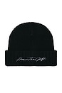 view 1 of 2 Script Beanie in Black