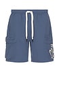 view 1 of 4 Cargo Short in Blue