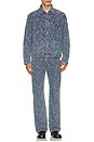 view 5 of 6 Washed 5 Pocket Pant in Light Indigo