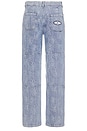 view 2 of 5 Flower Jacquard Pant in Light Indigo