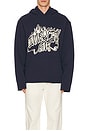 view 4 of 4 Entertainment Hoodie in Blue