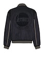 view 2 of 5 Oil Head Varsity Jacket in Navy
