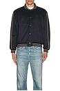 view 4 of 5 Oil Head Varsity Jacket in Navy