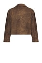 view 3 of 5 BLOUSON AGED in Brown