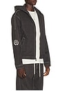 view 2 of 6 Twill Hooded Jacket in Black
