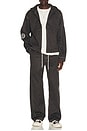 view 5 of 6 Twill Hooded Jacket in Black