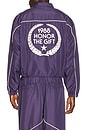 view 1 of 5 Honeycomb Track Jacket in Purple
